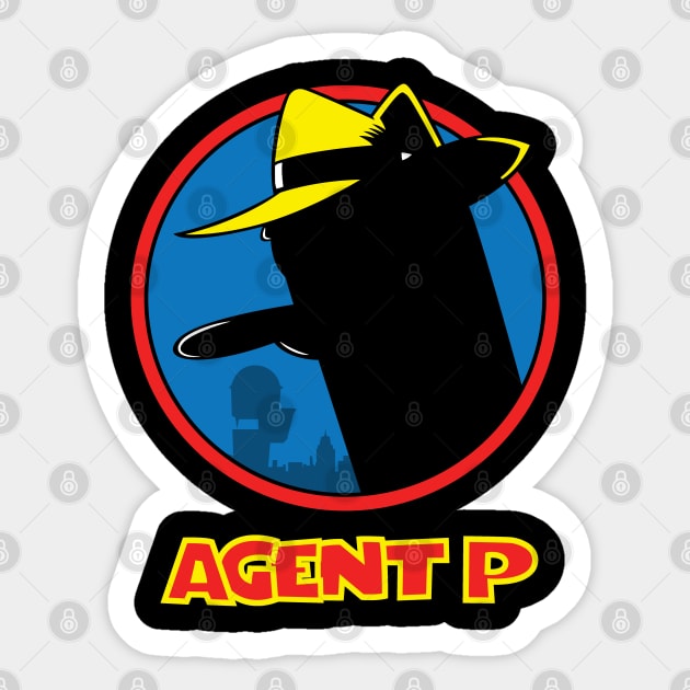 Agent P Sticker by Moysche